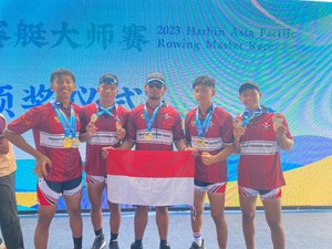Top! Tim Atlet Dayung UPI Raih 2 Medali Emas di China