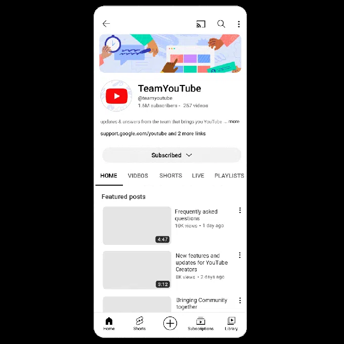 YouTube Short