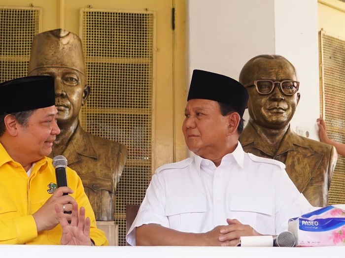Airlangga Hartarto dan Prabowo Subianto