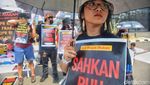Potret Aksi Mogok Makan Tuntut Pengesahan RUU Perlindungan PRT