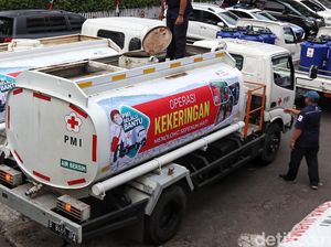 Antisipasi Kekeringan dan El Nino, PMI Salurkan Bantuan Air Bersih