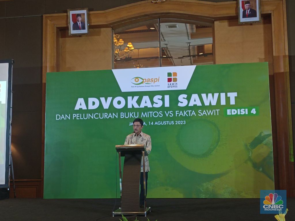 Direktur Utama Badan Pengelola Dana Perkebunan Kelapa Sawit (BPDPKS) Eddy Abdurrachman (CNBC Indonesia/Martyasari Rizky)