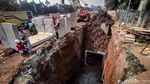 Lalin di Lebak Bulus Macet Imbas Proyek Galian