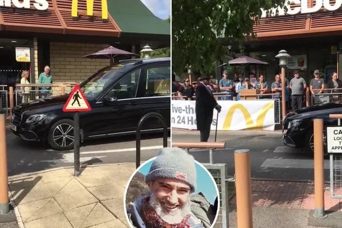 istri bawa mobil jenazah suami mampir ke drive thru McDonalds