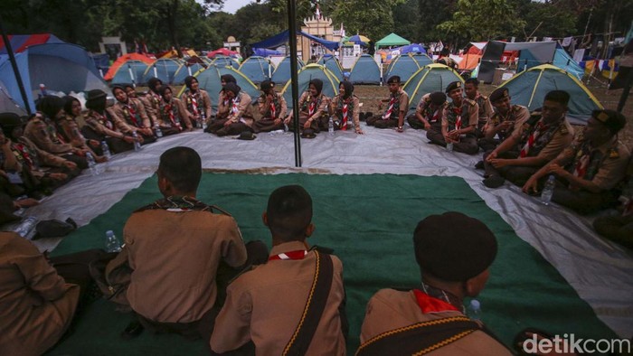 Pesta pertemuan bagi anggota Pramuka Golongan Penegak dan Pandega atau Raimuna Nasional kembali digelar, begini potret keseruannya.