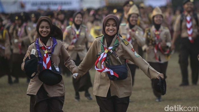 Pesta pertemuan bagi anggota Pramuka Golongan Penegak dan Pandega atau Raimuna Nasional kembali digelar, begini potret keseruannya.