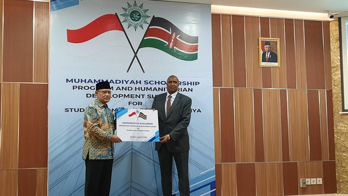 Muhammadiyah berikan beasiswa ke mahasiswa Kenya (Annisa/detikcom)