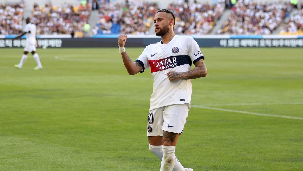 Neymar didekati Al Hilal. Foto: REUTERS/KIM HONG-JI