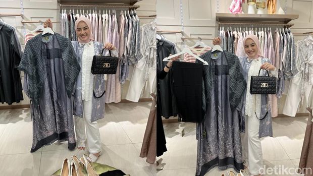 Ide padu padan busana ala Zyta Delia Rahma, pemilik brand hijab dan busana muslim, Zytadelia.