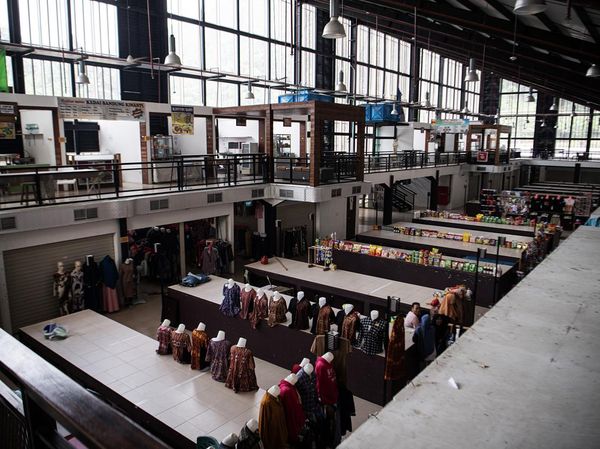Potret Sepinya Pasar Entikong Kalimantan Barat