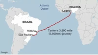 Kelompok itu terdiri dari empat pria. Mereka mengawali perjalanan itu pada 27 Juni 2023 dari Lagos, Nigeria.