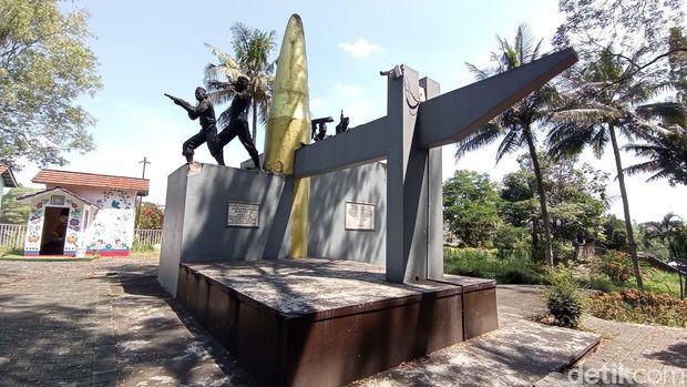 Puing jembatan Karangresik yang menjadi saksi sejarah pertempuran di Tasikmalaya.