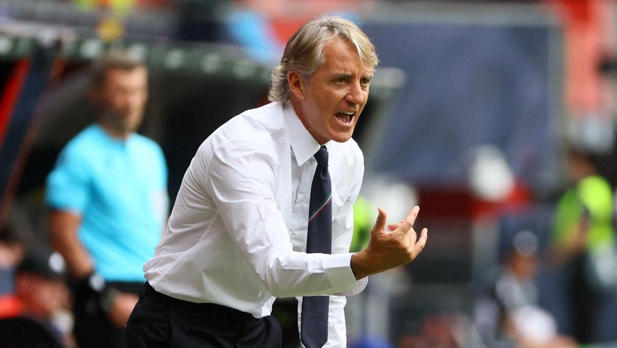 Roberto Mancini. Foto: REUTERS/WOLFGANG RATTAY