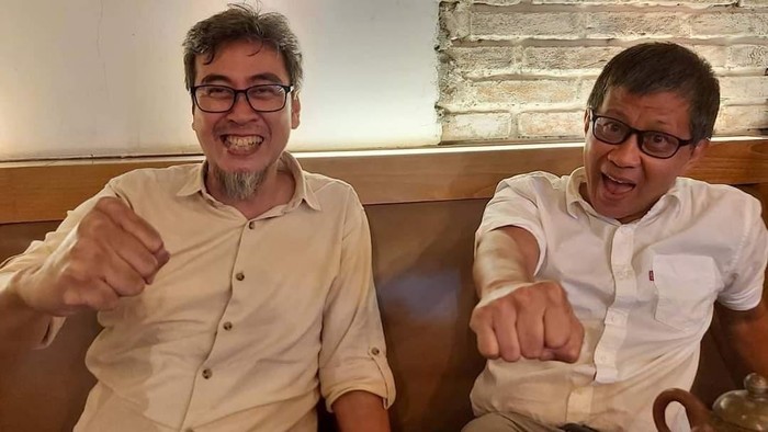 Rocky Gerung dan Donny Hendrocahyono