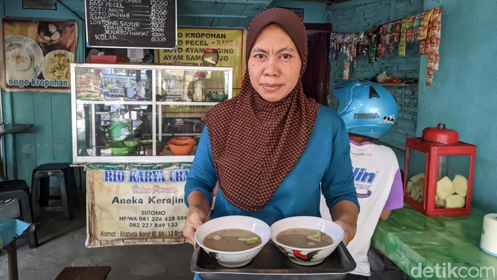 Sego kropohan khas Demak konon disebut favorit para Raja. Foto diunggah Senin (14/8/2023).
