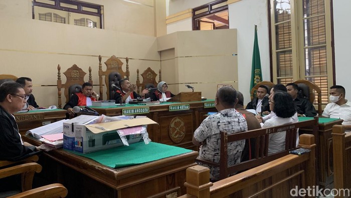 Sidang lanjutan AKBP Achiruddin (Raja Malo Sinaga/detikSumut)