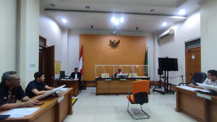 Suasana Sidang Praperadilan Terkait Kasus BTS