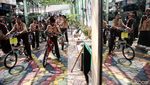Tarian hingga Gowes Bareng Meriahkan Hari Pramuka