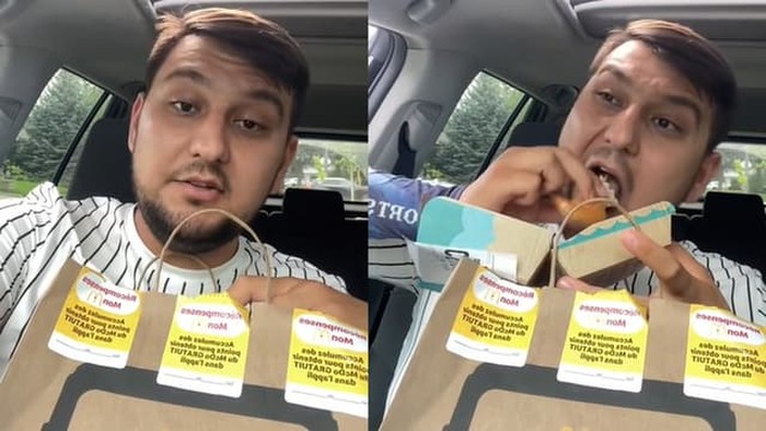 Tidak Diberi Tip, Pengantar Ini Balas Dendam dengan Makan Pesanan Pelanggan