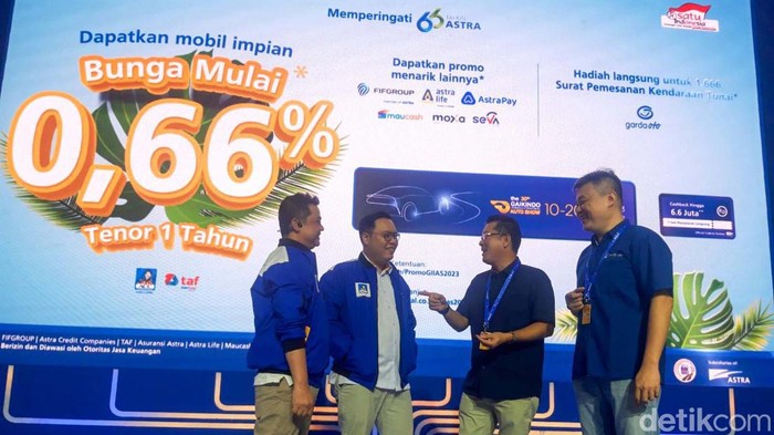 Transaksi Astra Financial tembus hingga Rp 711 miliar hingga hari ke-4 GIIAS 2023. Angka tersebut naik 52% dari tahun sebelumnya.
