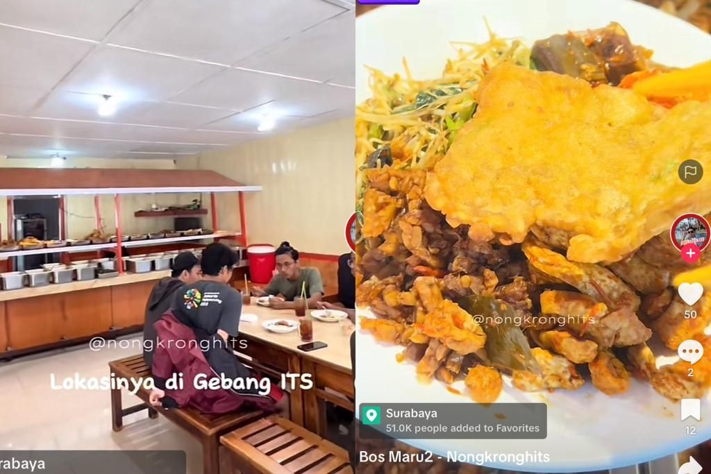 Warteg kekinian di Surabaya