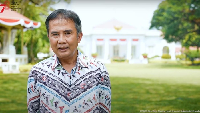 Deputi Bidang Protokol, Pers, dan Media, Sekretariat Presiden Bey Machmudin (dok. YouTube Setpres)