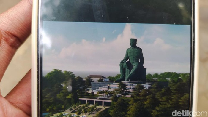 Desain Patung Soekarno yang Rencananya Dibangun di Kawasan Walini KBB