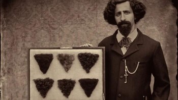 Wig Kemaluan (Disebut Merkins) Dikenakan Oleh Pelacur Sejak Tahun 1450-an. Alasan adanya aksesori ini adalah karena rambut kemaluan dianggap populer dan menarik, tetapi pekerja seks mencukur bagian bawah mereka untuk menghindari kutu kemaluan dan menggunakan merkin untuk menutupi PMS dari klien mereka. Foto: Instagram/gotweird