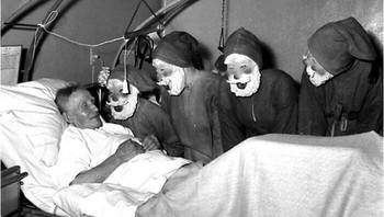 Natal Di Rumah Sakit, Swedia, 1953 Foto: Instagram/gotweird