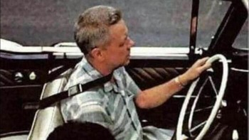 Desain Konsep Untuk Sabuk Pengaman Mobil Dari Tahun 1960-an Foto: Instagram/gotweird