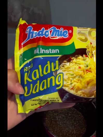 Indomie kaldu udang