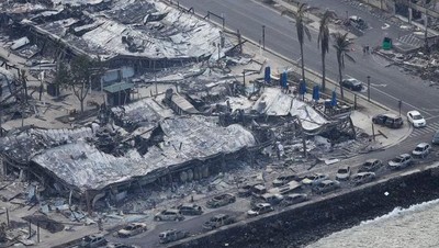 5 Foto Ngeri Ribuan Rumah dan Bangunan di Hawaii Jadi Abu