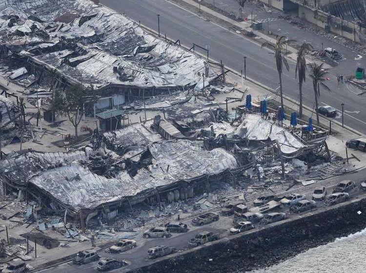 5 Foto Ngeri Ribuan Rumah dan Bangunan di Hawaii Jadi Abu