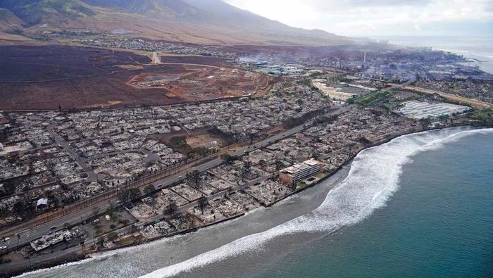 Kebakaran Hawaii/Rick Bowmer/AP