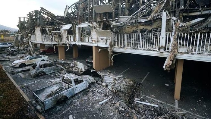 Kebakaran Hawaii/Rick Bowmer/AP