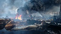 Sebanyak 52 kapal nelayan terbakar dalam insiden tersebut.