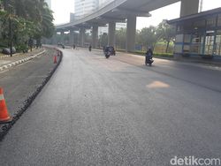 Bina Marga: Perbaikan Jl HR Rasuna Said Arah Mampang 100%, Arah Menteng 70%