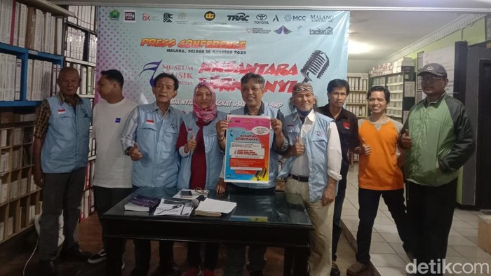 Konferensi pers hasil survei Museum Musik Indonesia soal pengetahuan lagu daerah anak-anak Kota Malang.