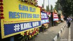Mario Dandy Disidang, PN Jaksel Penuh Karangan Bunga