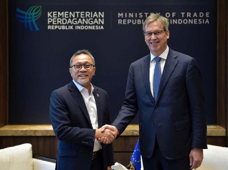 Mendag Zulhas Terima Kunjungan Pamitan Dubes Uni Eropa