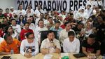 Momen Prabowo Resmikan Rumah Pemenangan Relawan di Menteng