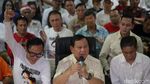 Momen Prabowo Resmikan Rumah Pemenangan Relawan di Menteng