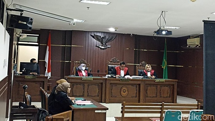 Sidang pembacaan tuntutan JPU dalam kasus mutilasi dengan korban Ayu Indraswari (34) warga Kota Jogja di PN Sleman, Selasa (15/8/2023).