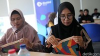 Para peserta tampak antusias mengikuti pelatihan ini.  