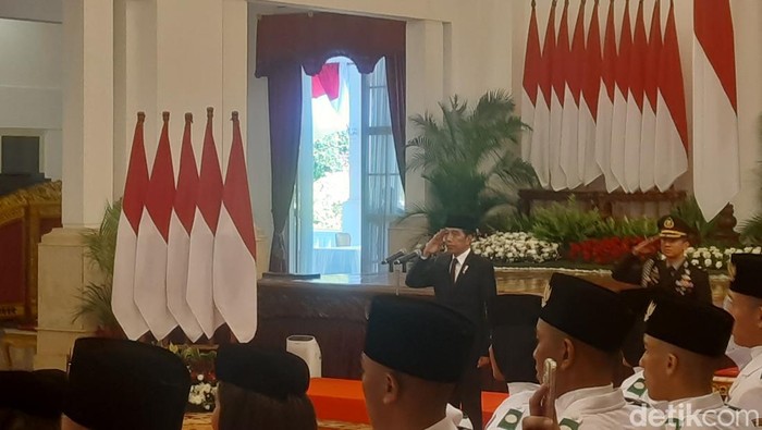 Presiden Jokowi (Kanavino/detikcom).
