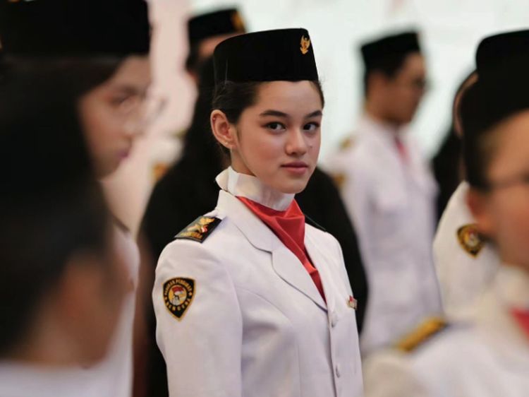 8 Foto Putri Rionaldo Stokhorst Cantik Beranjak Dewasa, Jadi Paskibra