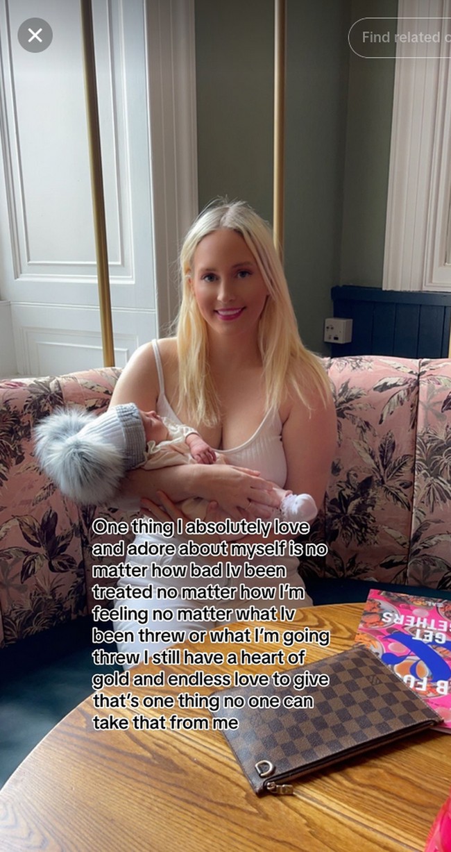 Rachel McIntyre mengaku bahwa dirinya adalah salah satu nenek termuda di Inggris. Usianya baru 34 tahun. Foto: TikTok