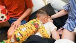 Suasana Perayaan Ultah ke-8 Rafathar di Atas Kasur
