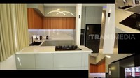 Inilah penampakan dapur bersih Farida Nurhan. Warnanya didominasi dengan putih dan coklat. Foto: dok. YouTube Trans 7 Official