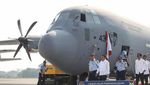 TNI AU Terima Pesawat C-130J Super Hercules dari Kemenhan